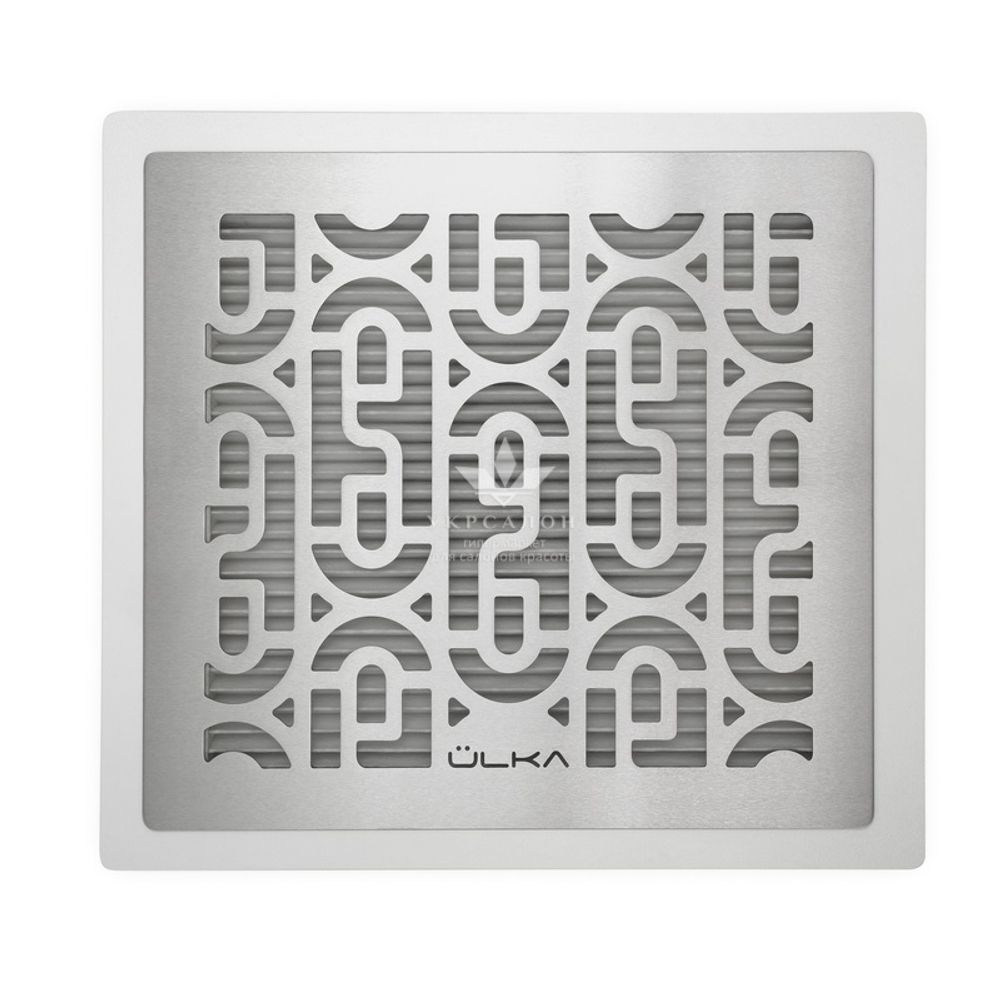 Вытяжка для маникюра врезная Ulka Prime, цвет белый (сетка металлик)