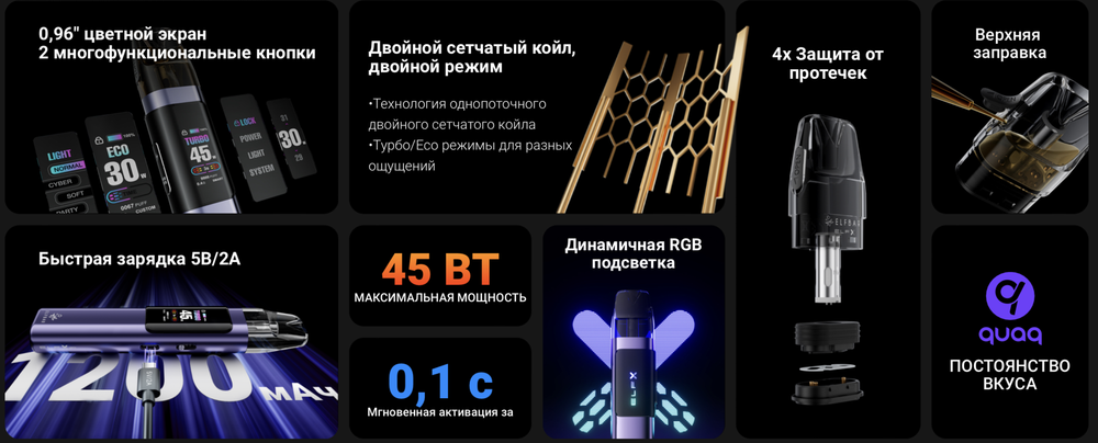 ELFBAR ELFX PRO- Blue