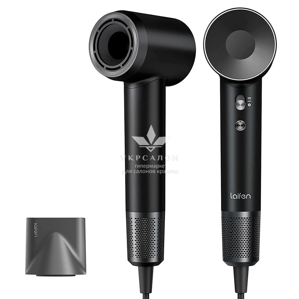 Фен Laifen професійний з іонізацією, 1 насадка, чорний