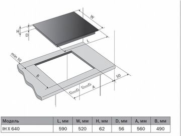 Варильна поверхня електрична PYRAMIDA IH X 642 BZF