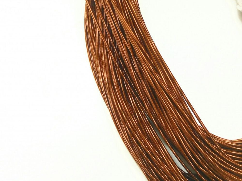 Канітель жорстка  коричнева темна 1,2 мм
