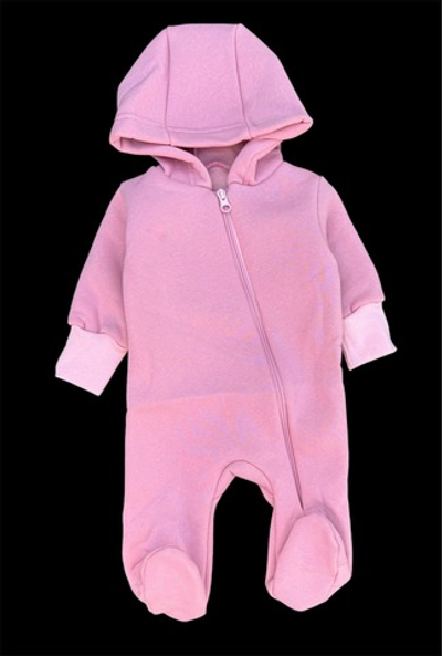 Комбінезон (ромпер) з капюшоном "Джерсі", трьохнитка з начосом ТМ "ALL"