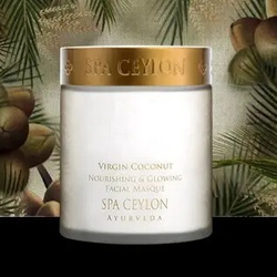 Поживна маска для сяйва та свіжості всіх типів шкіри Королівський кокос 200 г, SPA Ceylon