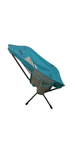 Складной стул сетка синий