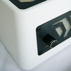 Вытяжка для маникюра настольная Ulka Pemium с фильтром, цвет белый (сетка черная)