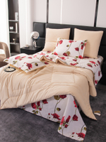 Комплект постельного белья Сатин Velouria Luxe с Одеялом VL015