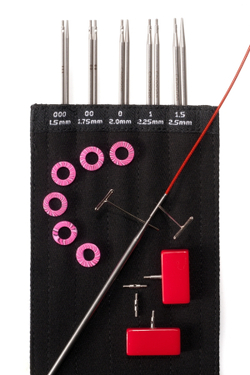 Набор спиц ChiaoGoo TWIST RedLace MINI (10cm)