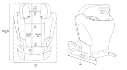 Автокрісло дитяче MoMi MEI Isofix група 1/2/3 (9-36 кг)