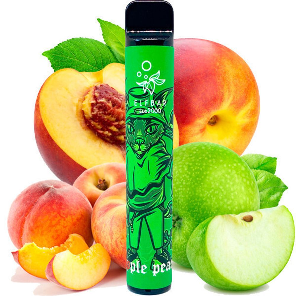 ELF BAR 2000 Apple Peach (5% nic)
