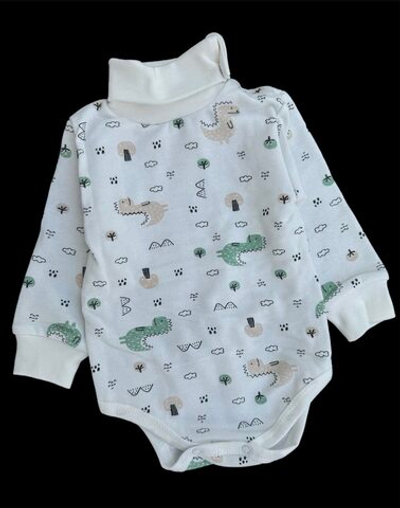 Боді-водолазка з довгим рукавом "Малятко", футер ТМ "Пташка"