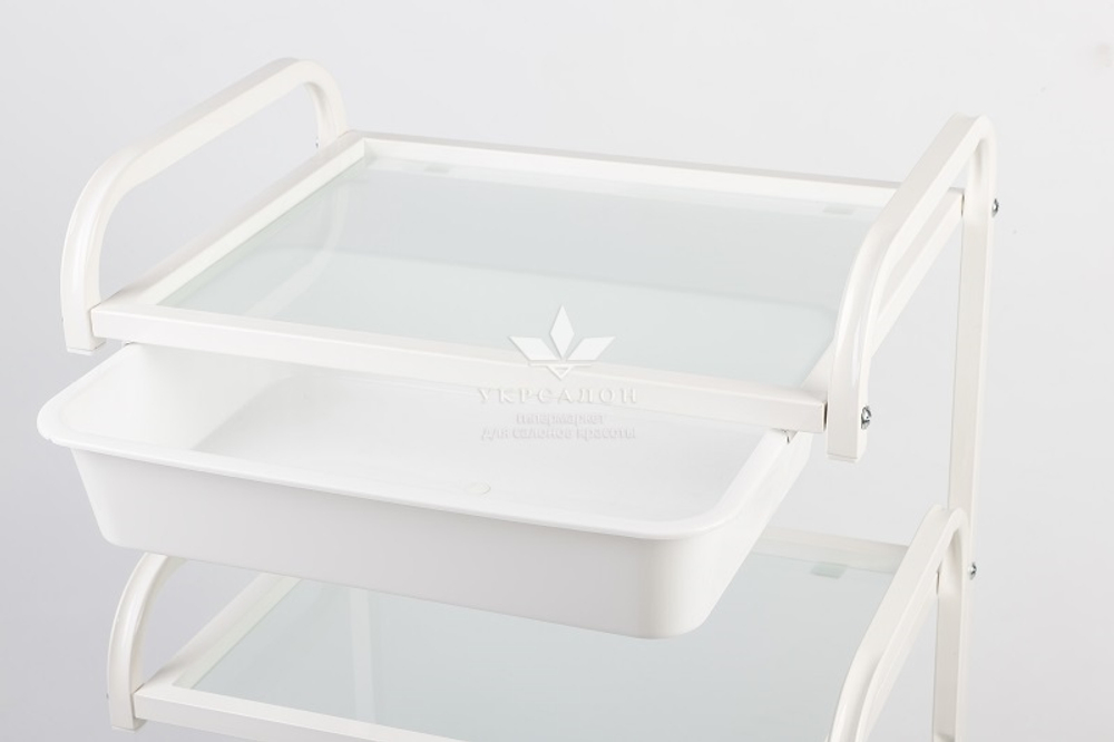 Косметологічний візок S3-l-w білий