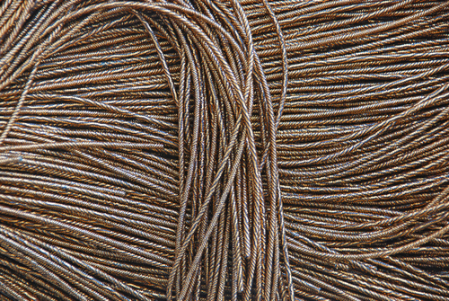 Канітель пружна антик/золото 1,6 мм