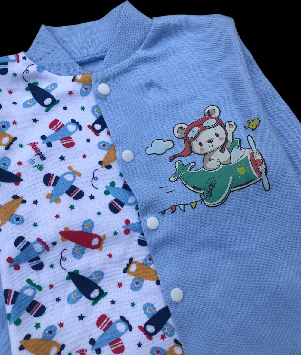 Кофта "Принт", інтерлок ТМ "Happy ToT" (74 см)