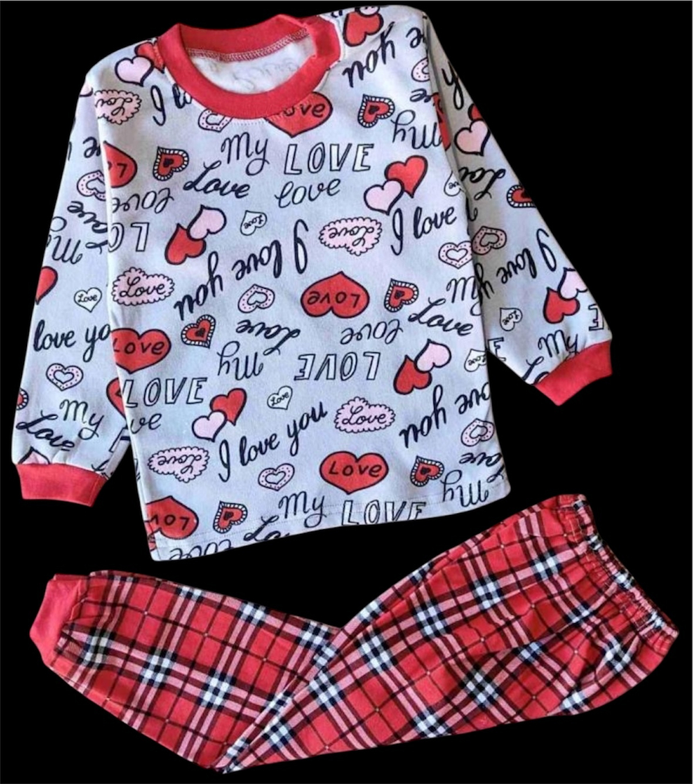 Костюм для дому та сну (піжама) "My love", футер ТМ "Ua"