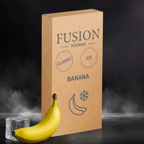 Табак для кальяна Fusion Classic Banana Ice (Фьюжин Классик Банан Айс) 100г