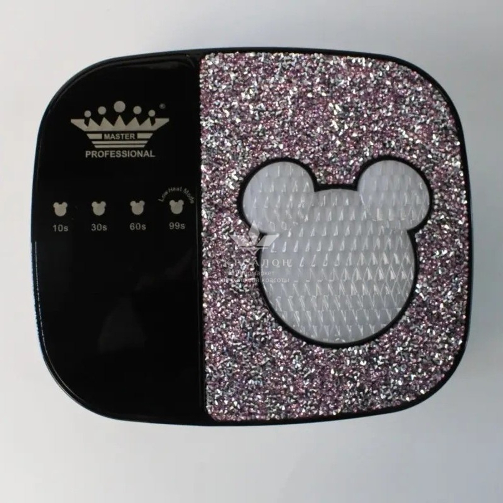 Лампа для маникюра с аккумулятором LED+UV Master Professional SUN S80, 168 Вт, черная