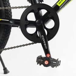 Детский спортивный велосипед 20 дюймов Corso Spirit, оборудование Shimano