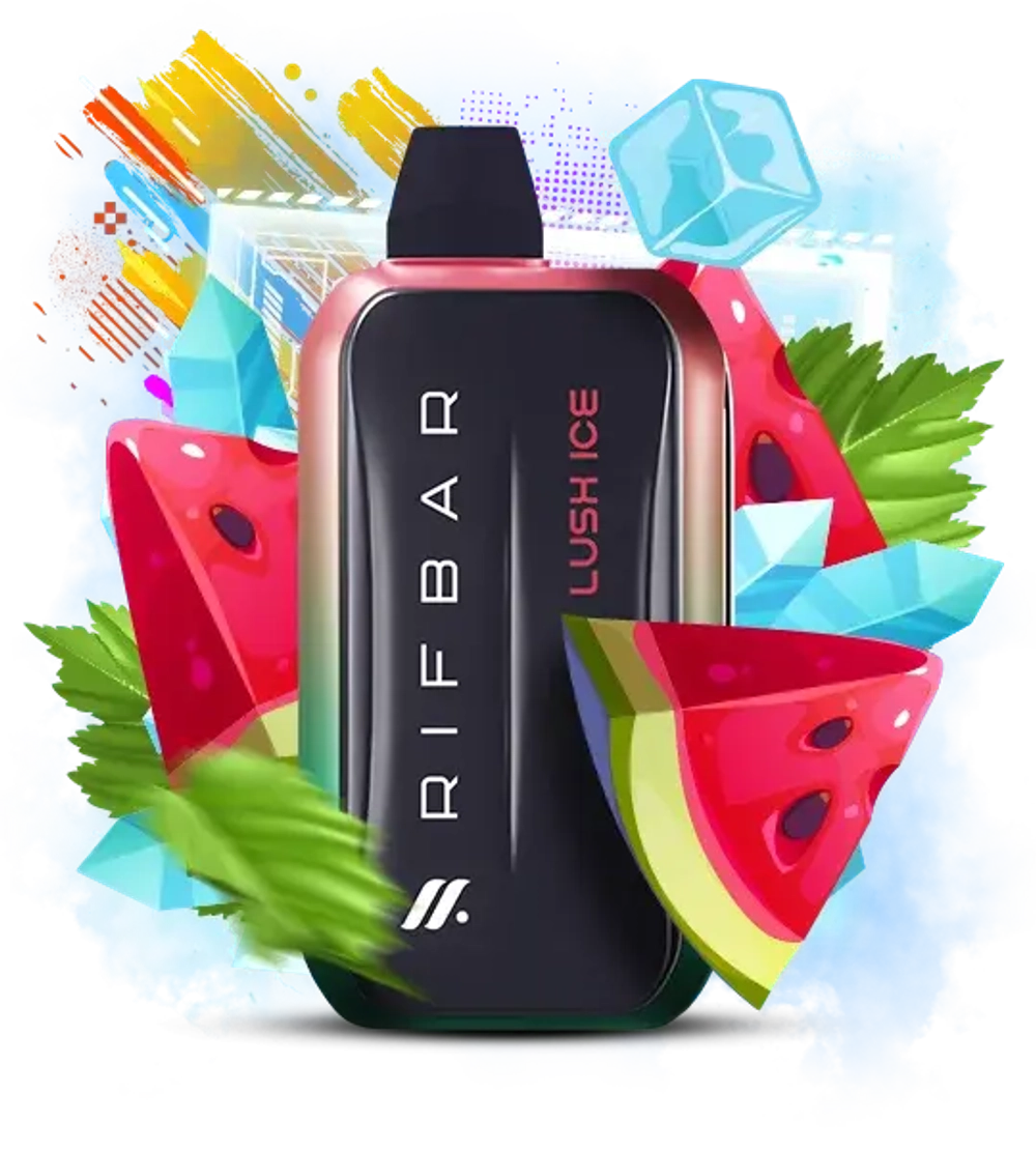 Rif Bar TURBO 25000 - Lush Ice (5% nic)