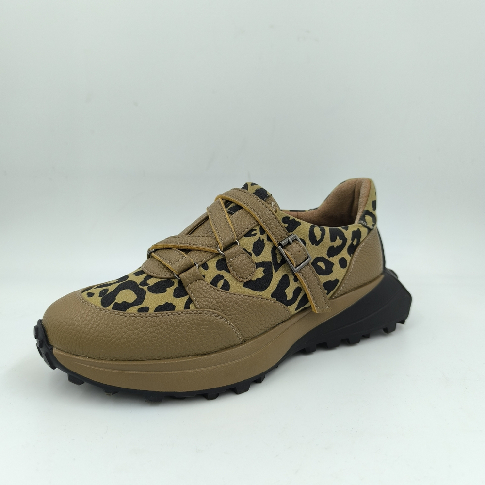 Женские кроссовки с леопардовым принтом — эффектный стиль и комфорт каждый день/37 размер