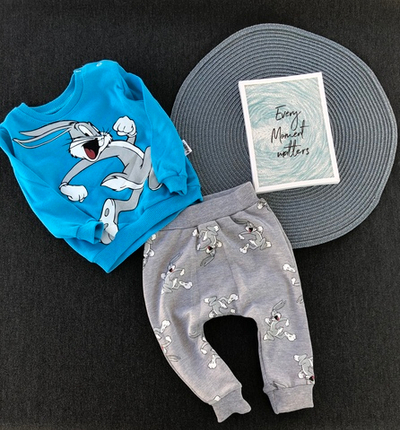 Костюм 2 предмети, трьохнитка: "Багз Банні" (80 см)