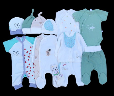 Гарний набір одягу для новонародженого малюка, якісний одяг для немовлят літо, зріст 56 см, бавовна