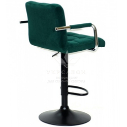 Стільчик для візажів Lion plus black Velor