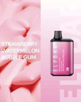 Elf Bar BC5000 Ultra - Strawberry Watermelon Bubble Gum 5%