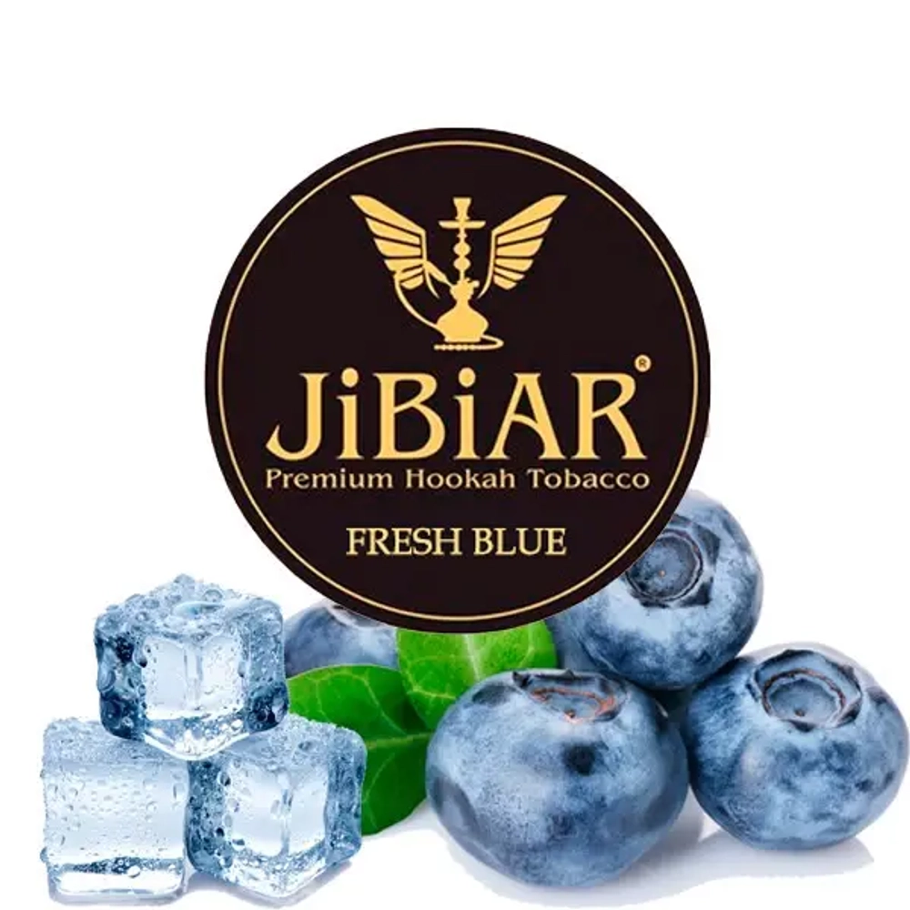 Табак Jibiar Fresh Blue (Джибиар Черника Лед) 250г (Изготовлен в 2019)