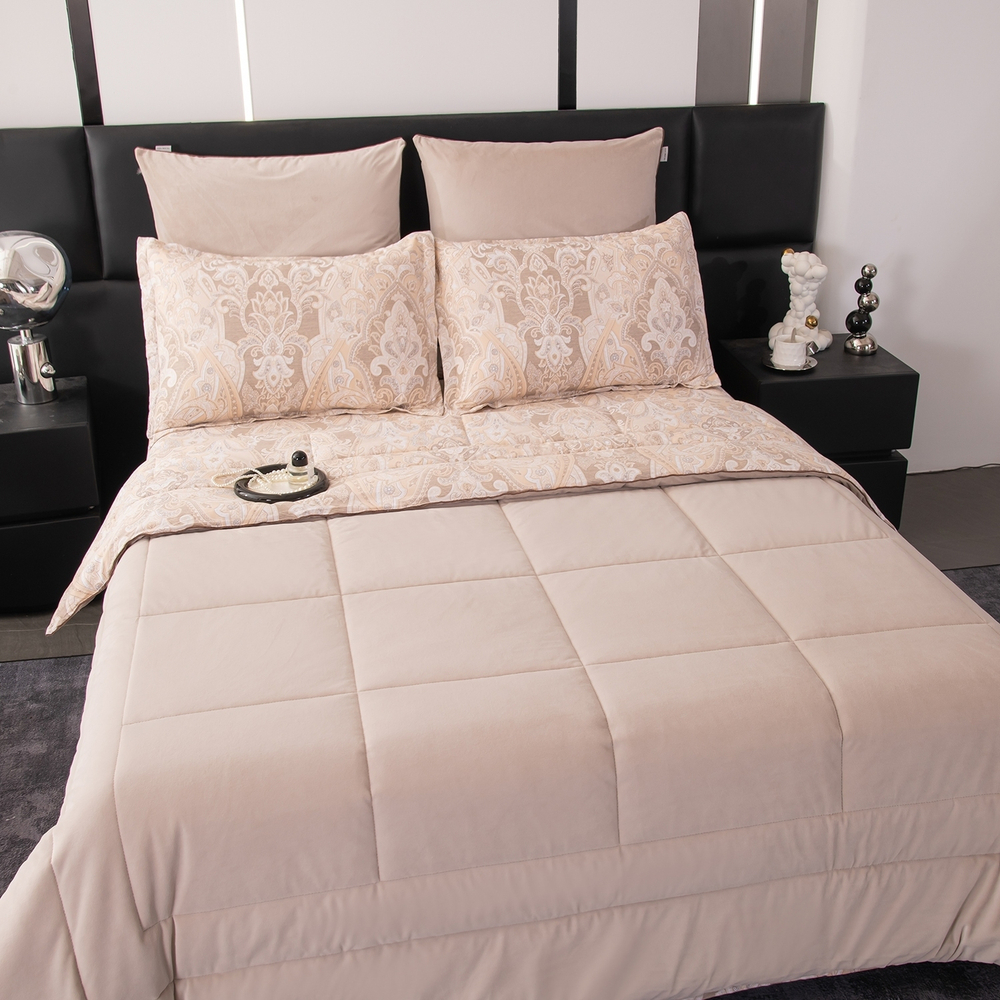 Комплект постельного белья Сатин Velouria Luxe с Одеялом VL003