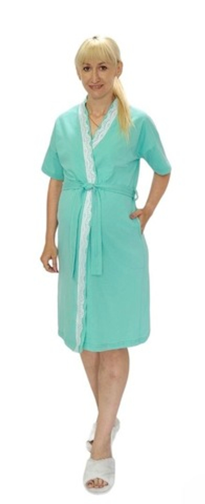 Комплект 2в1, для вагітних і годуючих мам, бавовна: халат, сорочка "Чарівність", бавовна, ТМ "Trico"