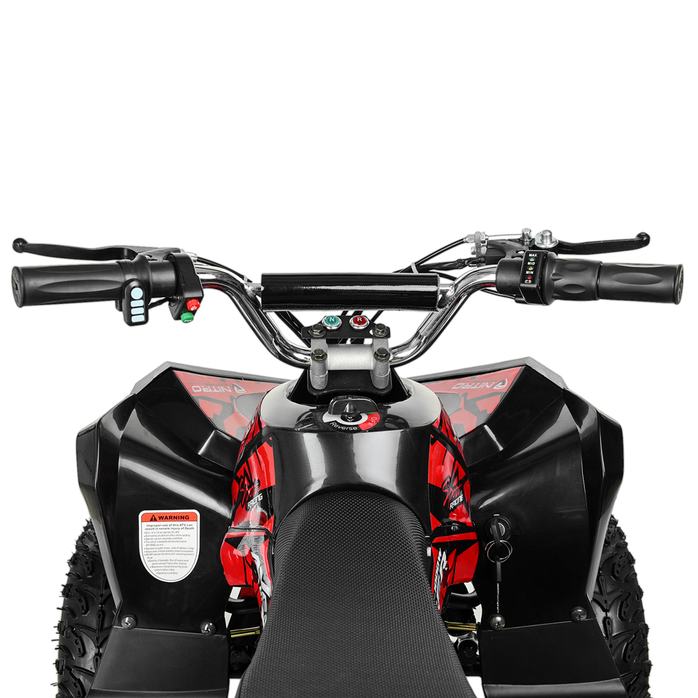 Детский/подростковый квадроцикл на аккумуляторе Prof1 Sprint 26 км/ч 1000W (MP3)