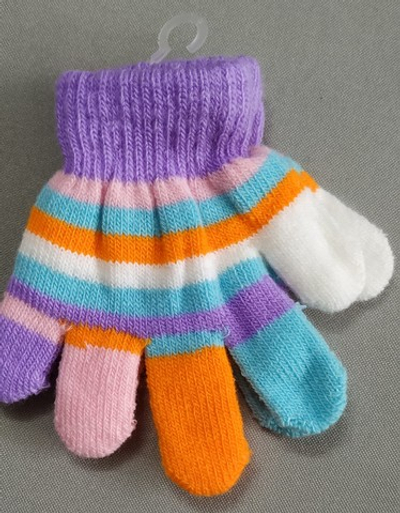 Рукавички (перчатки) "Веселка", акрил (2-4 роки)