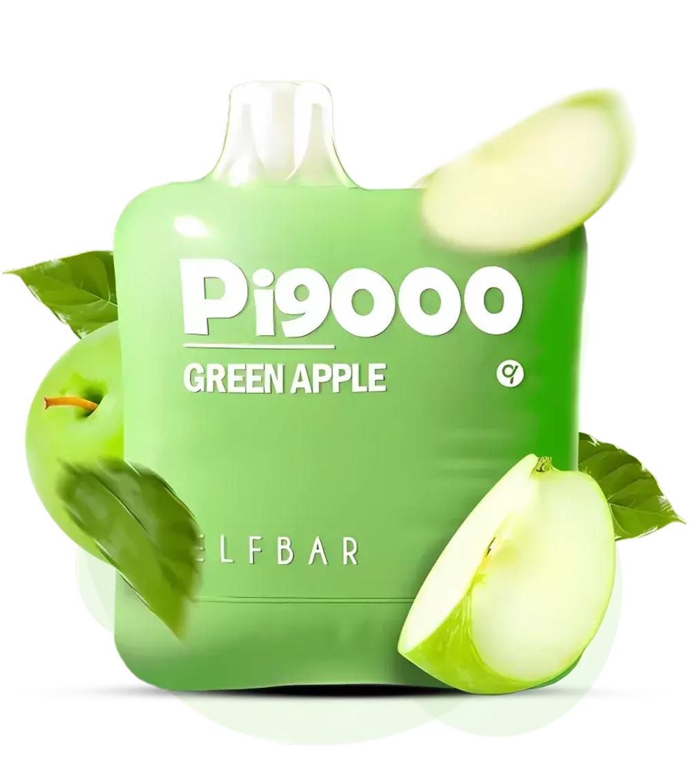 ELF BAR Pi9000 Green Apple 5% nic