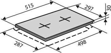 Варильна поверхня газова Domino VENTOLUX HG320 EE (WHITE) 2
