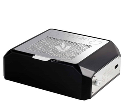 Настольная маникюрная вытяжка с HEPA фильтром Teri Diamond, цвет черный (сетка металлик)