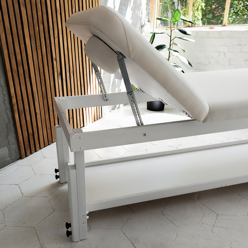 Стаціонарний масажний стіл KP-11 White