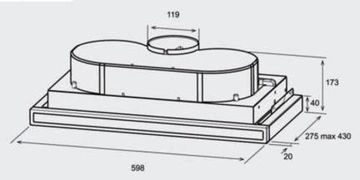 Витяжка ELICA GEA GR/IX 1M A/60