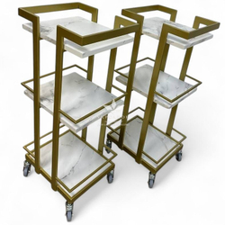 Косметологічний візок Mark 07 Gold ДСП