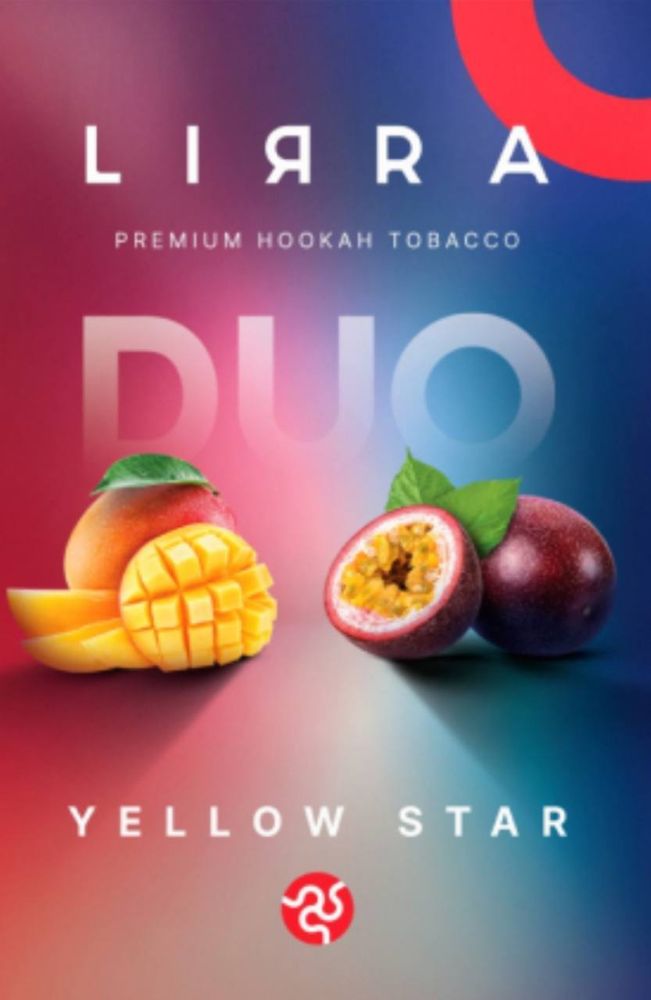 Табак Lirra Yellow Star (Лира Манго Маракуйя) купить по лучшей цене с быстрой доставкой