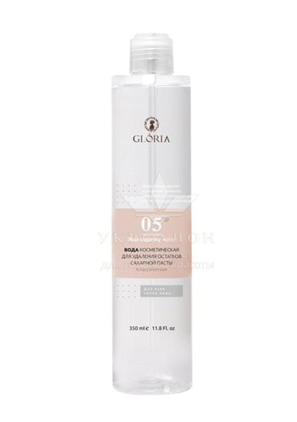 Вода косметическая классическая для удаления остатков сахарной пасты Gloria Classic