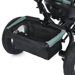 Дитячий триколісний велосипед Turbo Trike MT 1006 гумові колеса
