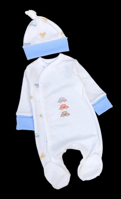 Чоловічок із шапочкою "Принт", інтерлок ТМ "Happy ТОТ" (56 см)