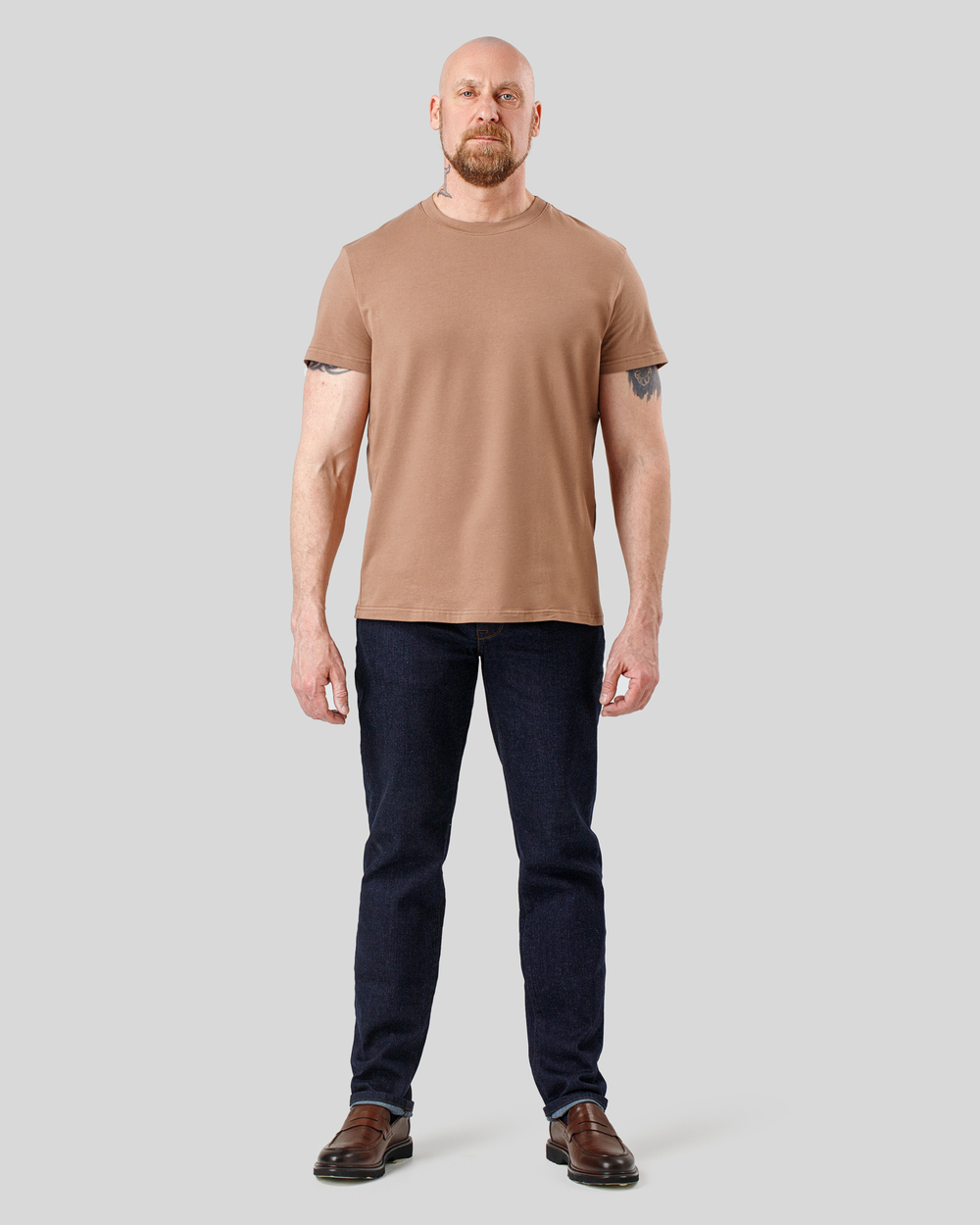 Футболка чоловіча коричнева (арт. 7462300603)