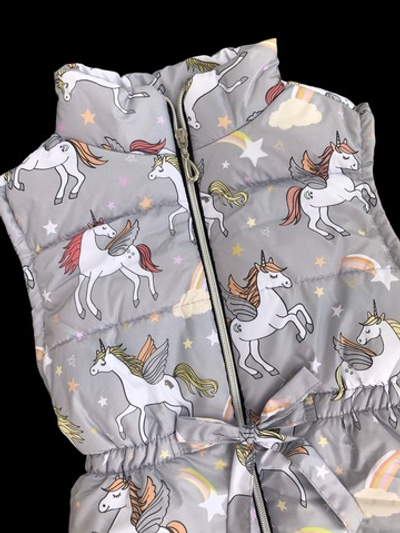 Жилетка "Єдиноріжки", плащівка, синтепон ТМ "Boni"