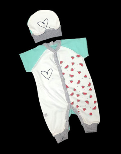 Чоловічок з шапочкою "Кавунчик", інтерлок ТМ "SM"