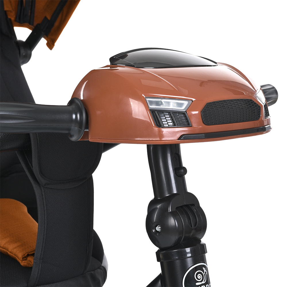Дитячий триколісний велосипед Turbo Trike MT 1007 гумові колеса