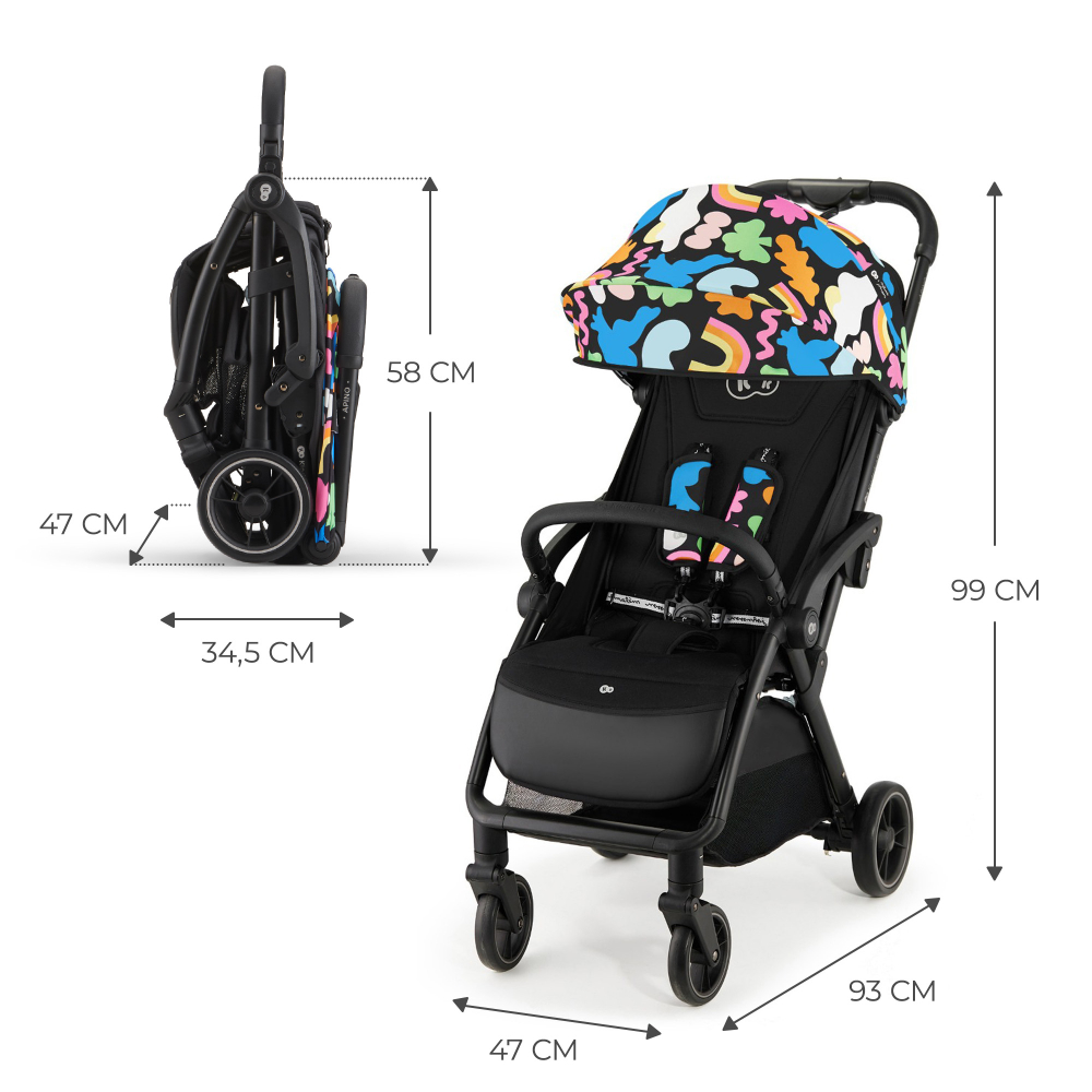 Прогулянкова коляска Kinderkraft Apino