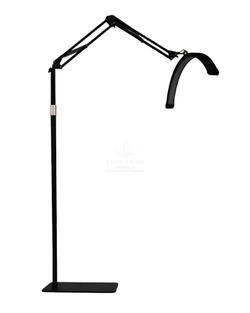 Безтіньова Led лампа для бьюті майстра універсальна AND, 40 Вт, чорна