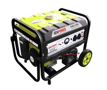 Генератор бензиновий однофазний 4 кВт GenPower GBG 50 E
