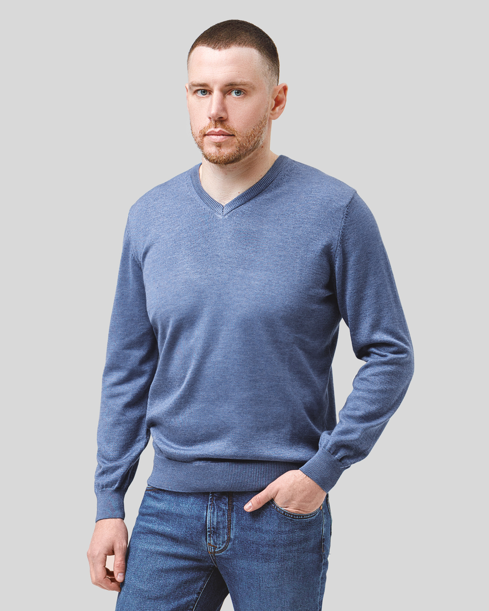 Джемпер чоловічий синій (арт. 7662300505)